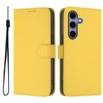 Custodia a portafoglio in pelle PU per Samsung Galaxy S25 5G con cordino giallo limone EDA007228703K B2034