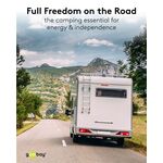 Adattatore CEE blu da campeggio con spina 16A e 3 prese CEE 230V IP44 4040849762376 76237 F1084