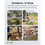 Adattatore CEE blu da campeggio con spina 16A e 3 prese CEE 230V IP44 4040849762376 76237 F1084Adattatore CEE blu da campeggio con spina 16A e 3 prese CEE 230V IP44 4040849762376 76237 F1084