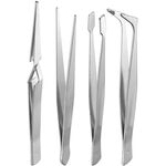 Kit di 4 pinzette di precisione in metallo da 110 mm 4040849771019 77101 F1678