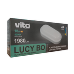 Plafoniera LED ovale Vito Lucy-BO 18W 4000K IP65 luce bianca naturale 6977231355428 3401230 EL1303