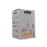 Lampadina per forno 40W G45 E14 2800K luce calda 6977231356005 Vito Calor 1520160 EL583
