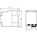Contattore di potenza 25A AC-3 bobina 230V AC 5905339241061 24106 KA2037