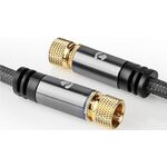 Cavo satellitare e antenna coassiale 5m schermato 5412810324453 CSTB41000GY50 ND1199