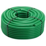 Tubo corrugato pieghevole senza tirafilo 20mm 50m verde TC2020VERDE