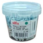 Tasselli multiuso F4V a 4 settori in nylon con vite TSP croce 5 mm con vite 3,5 x 30  8007187414318 SMP1431 WB1942