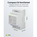 Alimentatore per guida DIN 24VCC 2,5A 60W 74767 4040849747670 F1010