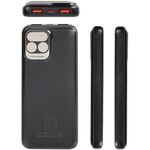 Power Bank 15000mAh 66W con display LED e 4 cavi integrati nero 8055033118903 MOB270