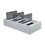 Centralino da parete 36 moduli 3x12 con porta trasparente 8055598010216 E9052