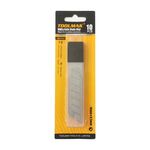 Lame di ricambio per taglierino 18 mm 10 pezzi in acciaio Toolmak TMK19124 6901080191241 TL7685