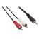 Cavo Stereo Audio Maschio da 3.5 mm - 2x RCA Maschio 10m Nero 5412810192397 541281019239 VLAB22200B100 ND9010