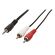Cavo Stereo Audio Maschio da 3.5 mm - 2x RCA Maschio 10m Nero 5412810192397 541281019239 VLAB22200B100 ND9010