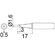 Punta di ricambio per stilo saldante 900M-T-1.6D K060