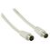 Cavo coassiale Coax (IEC) Dritto maschio - femmina  25m bianco VLSP40000W250 5412810183982 WB1030