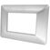 Placca in tecnopolimero 3P argento compatibile Matix 6970311027161 8003-05 3P Argento Btcino Matix EL1043