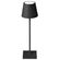 Lampada LED ricaricabile da tavolo 3W dimmerabile in metallo nero 7882318029019 EL3936