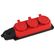 Multipresa schuko 3 posti 2P+T IP44 rossa Vito 8698553613437 8006680 EL3142