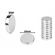 Magneti al neodimio ad alta resistenza set da 10 pezzi 01961 5907451347782 K732