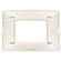 Placca in tecnopolimero 3P color sabbia compatibile Matix 6970311027178 T3 M8004-06 EL1546