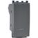 Pulsante unipolare grigio con spia compatibile Vimar Arké 0793541339875 965G EL364