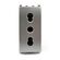 Presa bivalente 10-16A 250V grigio compatibile Vimar 6970597462304 serie Vimar Plana 618A/Vmr-Pln EL1563Presa bivalente 10-16A 250V grigio compatibile Vimar 6970597462304 serie Vimar Plana 618A/Vmr-Pln EL1563