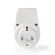 Estensione presa con protezione sovratensioni 1 via bianca 5412810290512 EXSO100SPF1WT ND9540