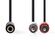 Cavo Audio Stereo 2x RCA maschio - Femmina da 3,5 mm 0.2 m Nero CAGP22255BK02 5412810288199 ND1380