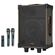 Cassa acustica portatile ricaricabile trolley 10" 80W Bluetooth/SD/USB D-10