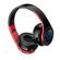 Cuffie ad archetto Bluetooth con ingresso sched SD rosse e nere KSC-728 6921042122465 F4060