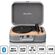 Giradischi retrò Bluetooth/USB con altoparlanti integrati grigio 33/45/78rpm TT-116GY 8711902079774 ND4302