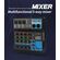 Mixer professionale 5 canali ingressi Bluetooth/USB/Stereo RCA con alimentazione phantom 48V F-5A SP695
