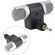 Microfono stereo snodabile 90° jack 3.5mm 3 poli per PC MIC129