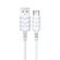 Cavo per ricarica e sincronizzazione type C 2m 3A bianco KSC-716 F2440