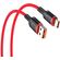 Cavo per ricarica e sincronizzazione type C 1m 5A rosso JA019 6921042127521 F4415