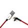 Cavo di ricarica e sincronizzazione telato 1m 2A USB Lightning Crown Micro 6941141601111 CMCU-012L