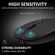 Mouse wireless nero con batteria ricaricabile incorporata WB2375