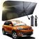 Ombrello parasole per auto 132x75cm WB2395