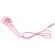 Tastiera elettronica rosa per bambini con microfono e ingresso AUX 3.5mm per telefono 5902802917935 00011405 Iso Trade K712