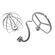 Gancio impastatore in acciaio inox per KitchenAid 5QT e 6QT TBD0603059205 K612