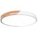 Plafoniera LED rotonda da soffitto effetto legno 40 cm bianca 24W 3CCT EDA002470203G 8055598010322 E9203