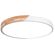 Plafoniera LED rotonda da soffitto effetto legno 50 cm bianca 36W 3CCT EDA002470204G 8055598010285 A2525