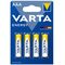 Batterie alcaline ministilo AAA 1.5V Varta 4008496626458 WB574