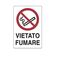 Cartello segnaletico vietato fumare 20x30cm 80248143592331 WB1928