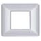 Placca in tecnopolimero 2P argento compatibile Matix 6970311026928 M5002 EL2073