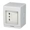 Box stagno da parete IP55 con interruttore e presa 10-16A 8053323556107 CFW-LS E9240