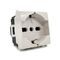 Presa schuko 2.0 bianco compatibile con serie Vimar Plana 615B EL2156