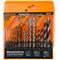 Set punte per trapano 16 pezzi - legno/metallo/muratura TMK19937 6901080199377 W2020