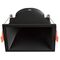 Supporto quadrato per faretto GU10 da incasso 83x83mm nero 6972538049810 2027000 EL2002