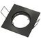 Supporto quadrato per faretto da incasso 80x80 nero 6972538045690 2012940 EL2071