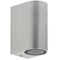 Lampada applique da esterno 2xGU10 98x145x67mm IP44 grigio 8699187547679 3230060 EL2535